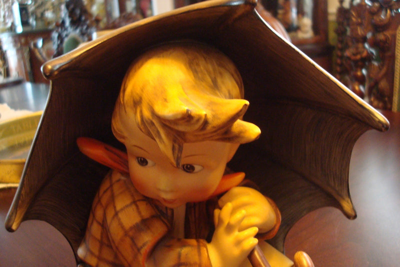 Hummel "Umbrella Boy", TM2, c1950, # 152 A, 8" tall