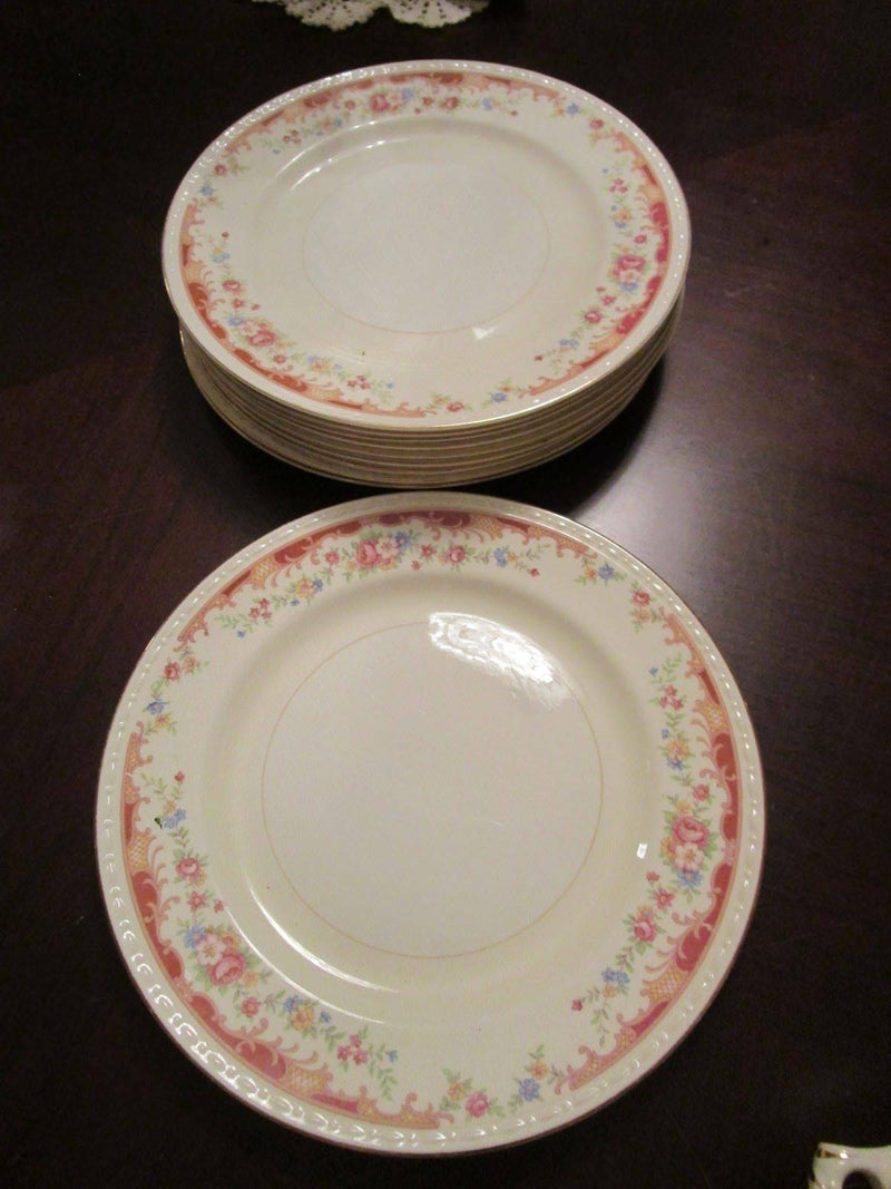 Homer Laughlin England Eggshell Georgian Bouquet Pattern Plates Trays Cups Pick