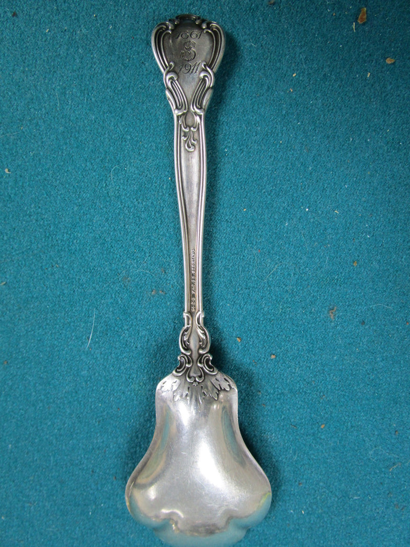 Gorham Sterling Spoon Server Marked 1861-S-1911, 6" [silv]