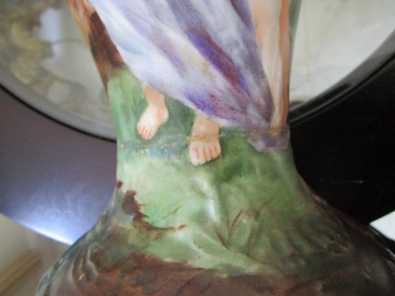 HAVILAND, ROBERT - LE TANNEUR (Limoges, France) - ca 1924 - 1940s CERAMIC VASE