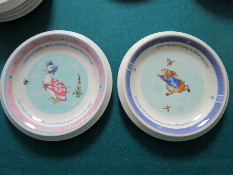 BEATRIX POTTER PETER RABBIT JEMIMA PUDDLE DUCK DISHES MUSIC BOX MOVEMENT PICK1