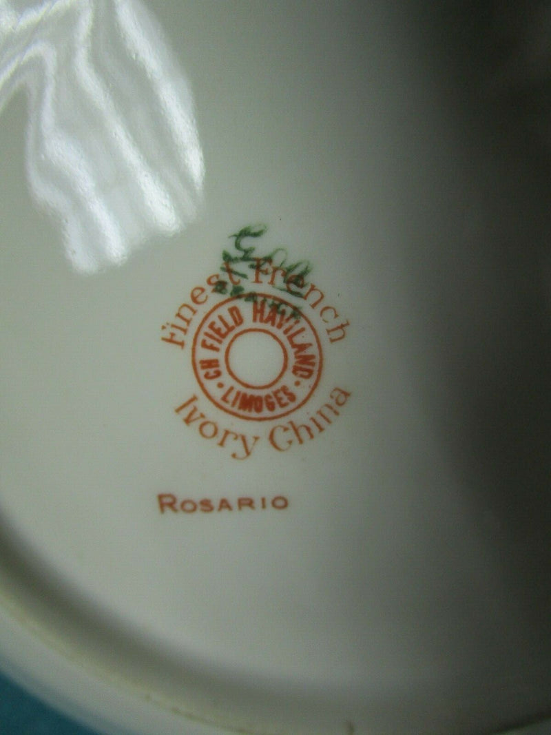 Antique Gerard, Dufraisseix & Abbot -ROSARIO- Haviland Limoges cup & saucer [89c