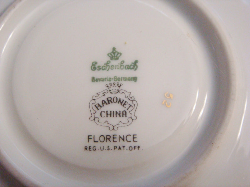 Eschenbach Baronet Germany  "Florence" Pattern Cup/ Saucer Fruit Decorations[74]