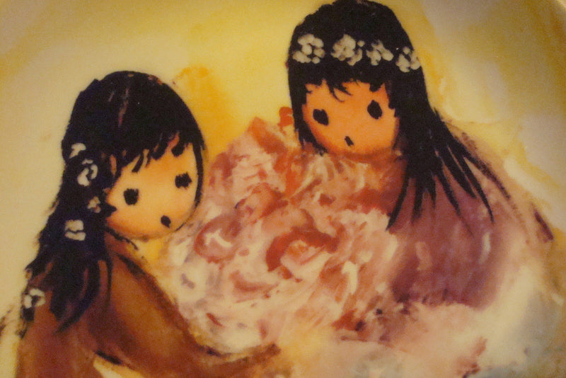 De Grazia "Spring Blossom" '87, Children of the Sun Collector Plate original ^^