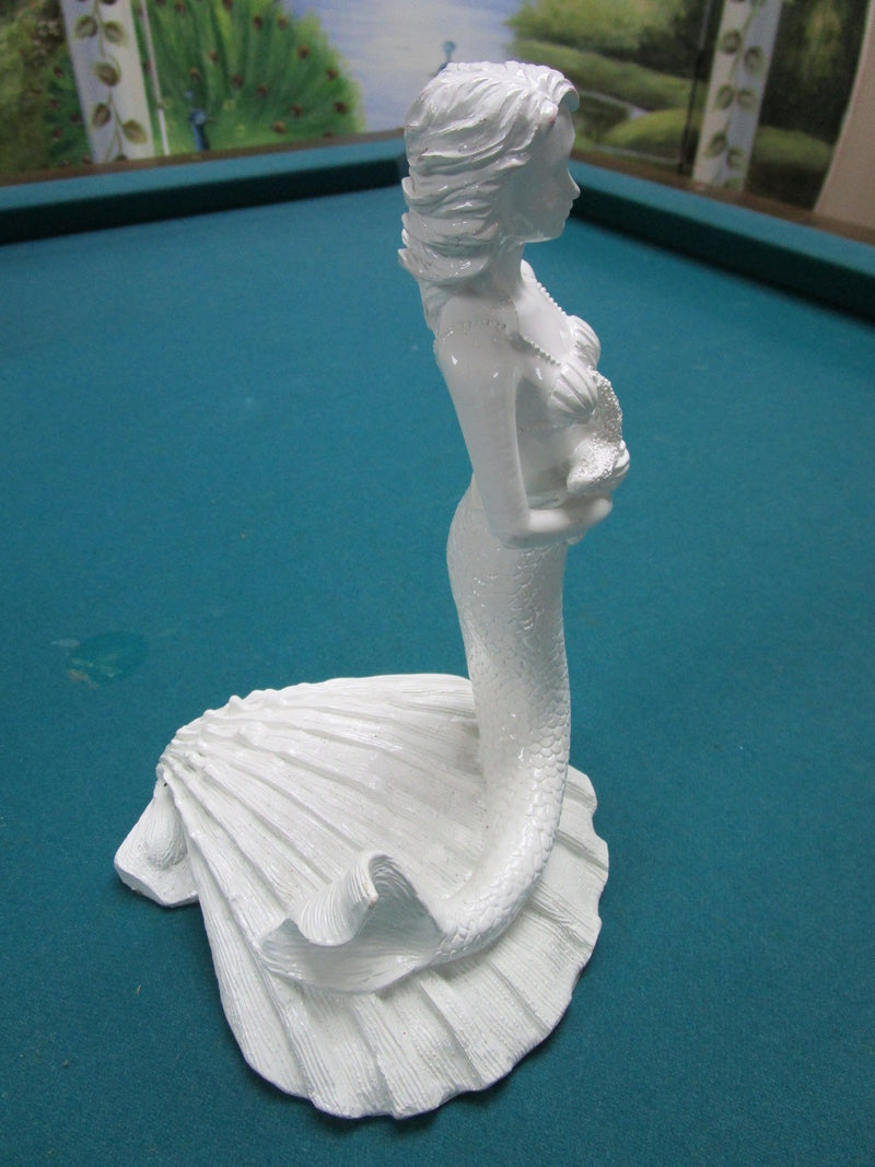 Mermaid sculpture figurine, gorgeous design 9 1/2" x 6"[*mermaid]