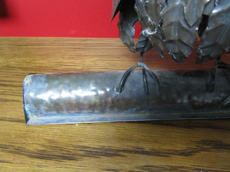Owl Metal Art Work Sculpture Original