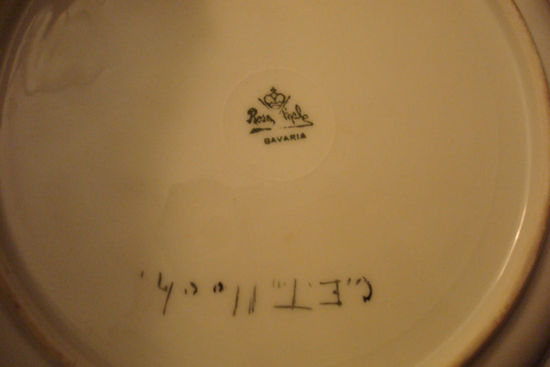Rosenthal Bavaria -Germany-collector plate, SIGNED "Hoch" [#31]