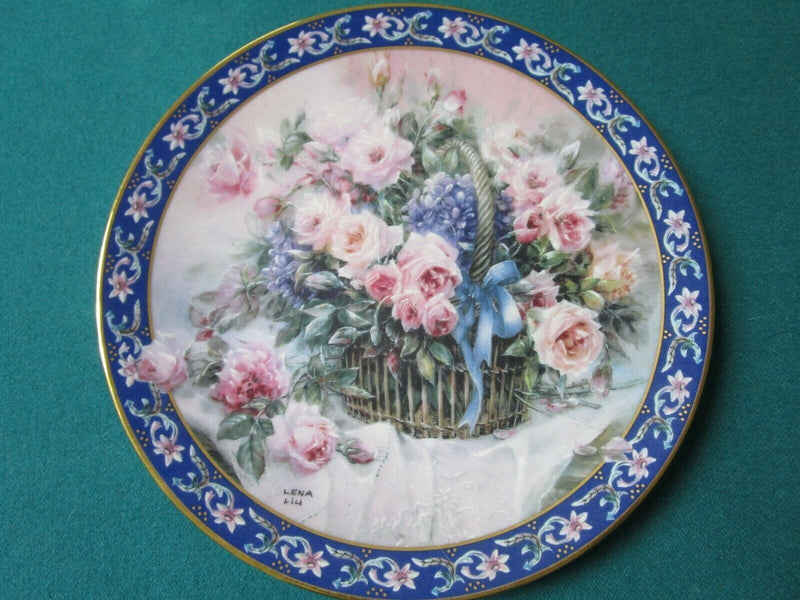 Lena Liu Collector Plates Butterflies Roses Fantasy Dahlia Pick 1