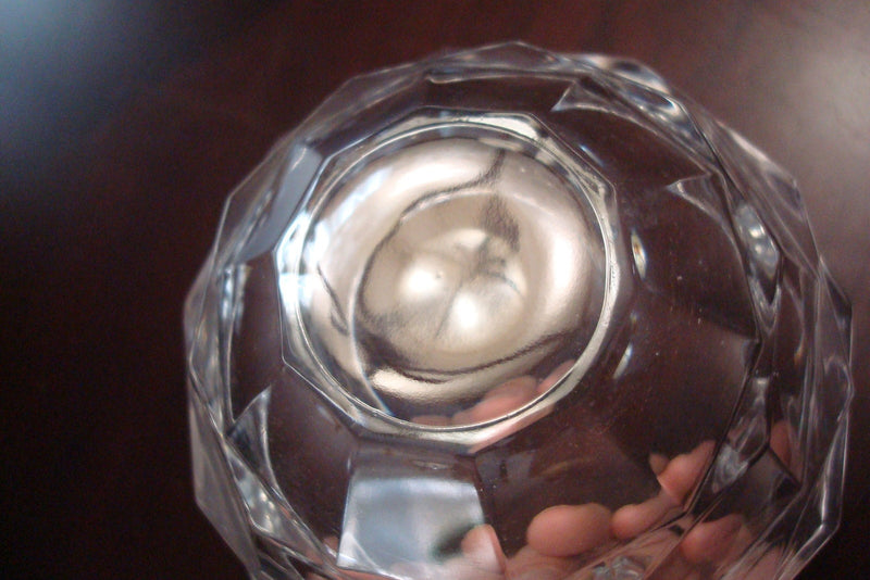 Kosta Boda sweden crystal bowl, 3" tall by 4 1/4" ORIG [GL-10]