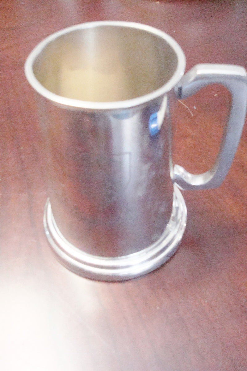 Irish Pewtermill Trimolin Moone Beer  Mug glass bottom