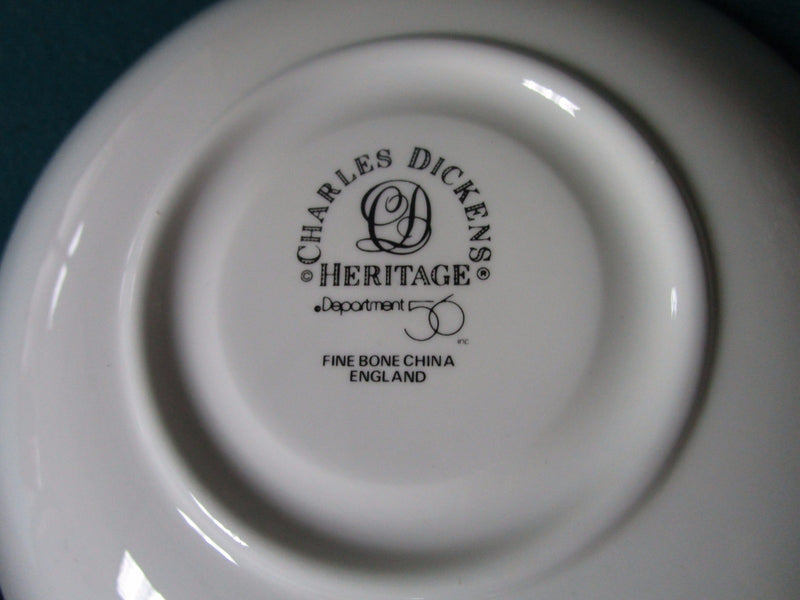 Charles Dickens Heritage Department 56 Fine Bone China Tea Cup  Saucer NIB ^^^^