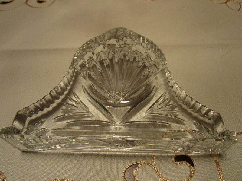 "Waterford" Ireland Crystal Mantel Shelf Desk Clock[A]