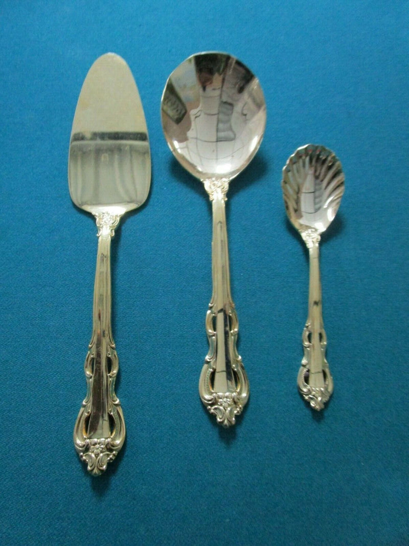 SERVERS CUTLERY TOWLE, OXFORD, SUPREME, FRANCE STERLING WOOD, GODINGER PICK1