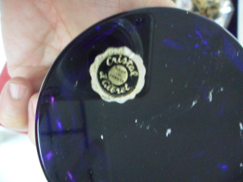 Cristal d'Albret France Paperweight Cervantes