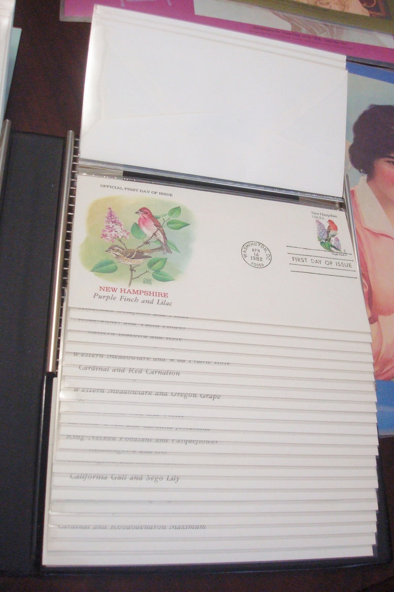 1982 Birds & Flowers of Our Fifty States,Postal Commemorative Society, NEW [6]