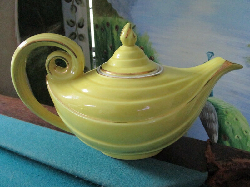 Hall Gold 3 Pcs Set Cozy Warmer Cover/Aladdin Yellow Teapot Orig Pick 1 [Tp11]