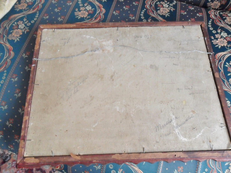 Th. Schallio 1932 Oil painting, 15 x 11 /12