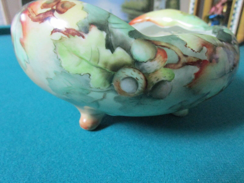 RS Floral Footed Bowl Centerpiece Floral [70J]