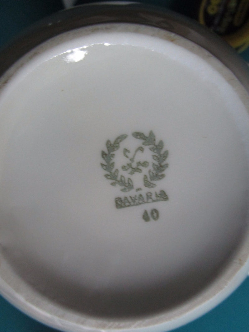 Gerbruder  Winterling -Coffee Pot # 40, Schwarzenbach, Germany C1940s Gold Rim