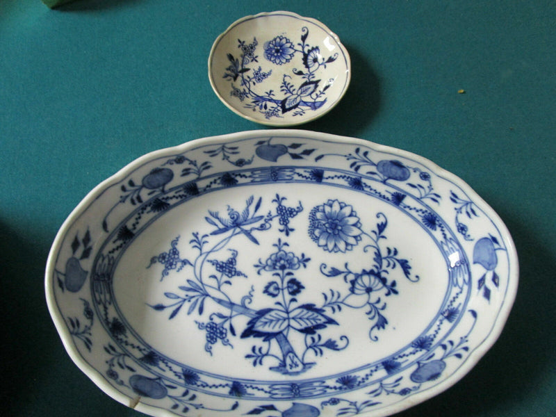 Meissen Blue Onion  Warming Plate Tray Dish Cup Saucer Original Pick 1 ^^