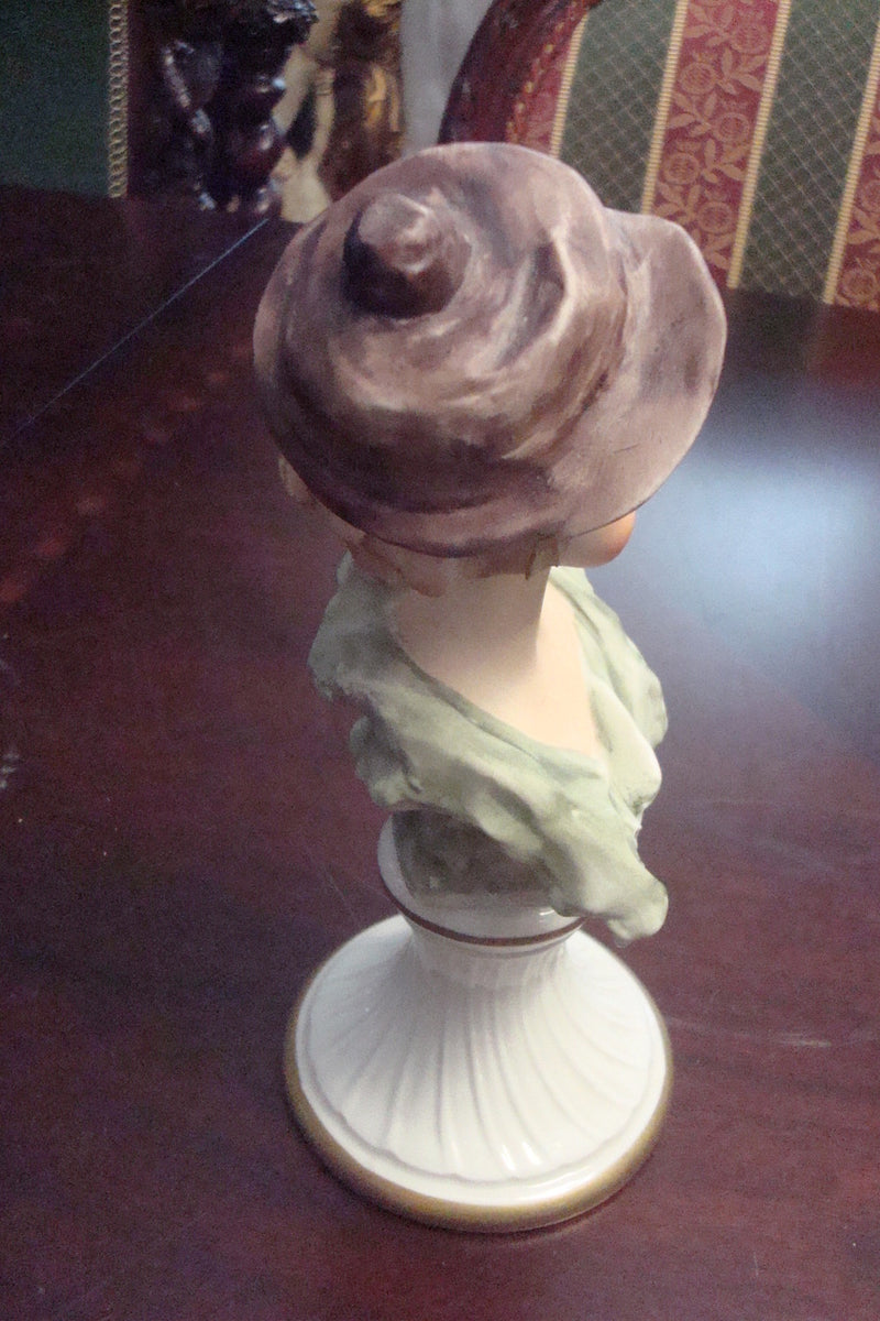 Capodimonte Italy bust of a lady, 8 1/2" tall[8]