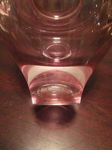 Robert Deeble Studio Art Glass Vase - Vermont USA Artist - Signed on base [a*3]