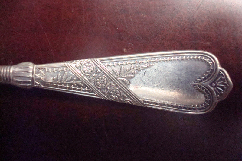 Antique Rogers & Bro.  A1, c1879, Pat. #11171, H.W. Hirschfeld design, 4 forks,