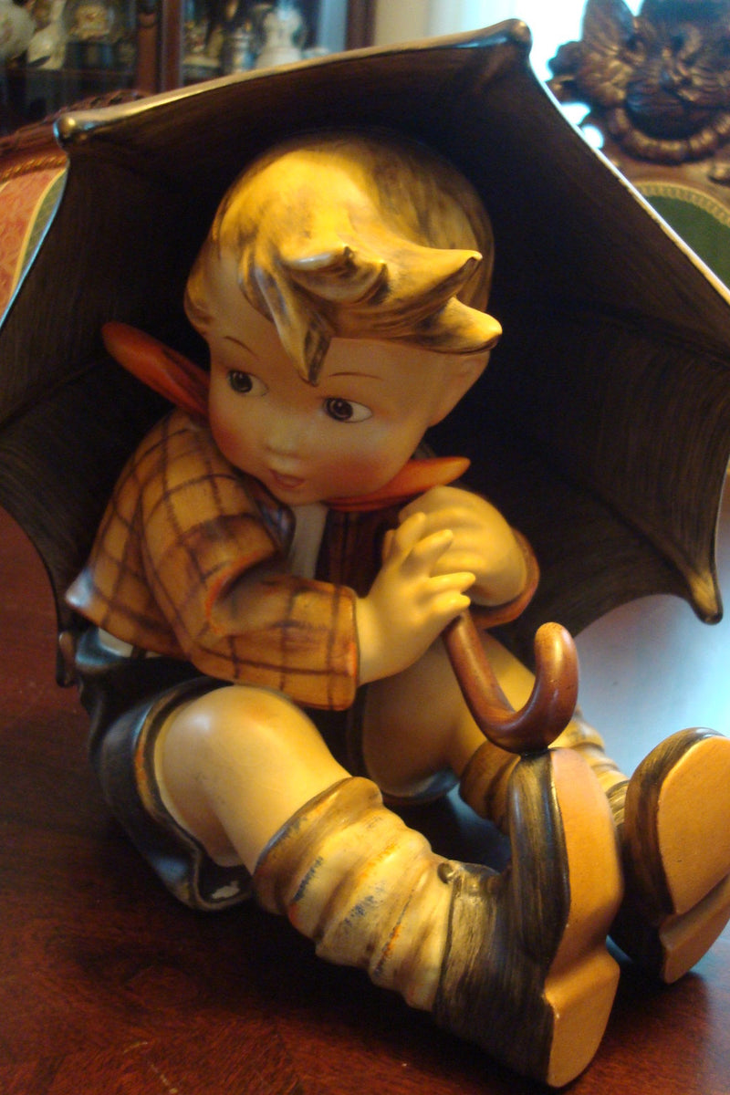 Hummel "Umbrella Boy", TM2, c1950, # 152 A, 8" tall
