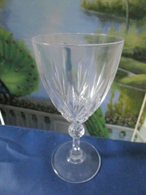 BOHEMIAN CRYSTAL CUT BALL STEM WINE WATER CHAMPAGNE GLASSES GLASSWARE PICK one