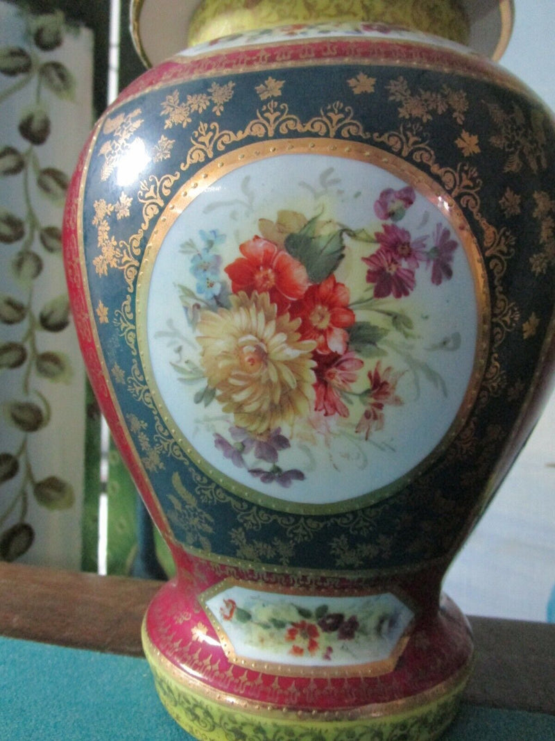 Royal Vienna Covered Urn Pictural Fragonard Hand Painted