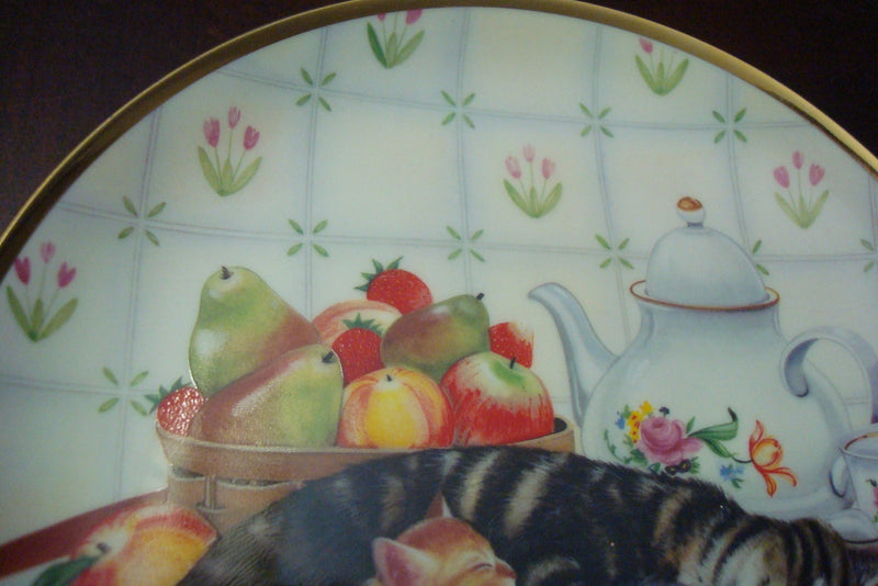 Turi MacCombie CAT NAP Franklin Mint Collectors Plate Limited Edition  w/COA ^^