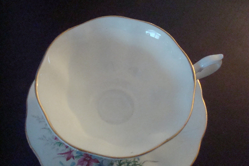 Royal Albert made in England flowers bouquet cup & saucer [a5#3]