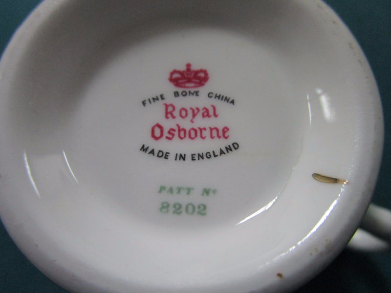 Royal Osborne England Floral Cup And Saucer [65]