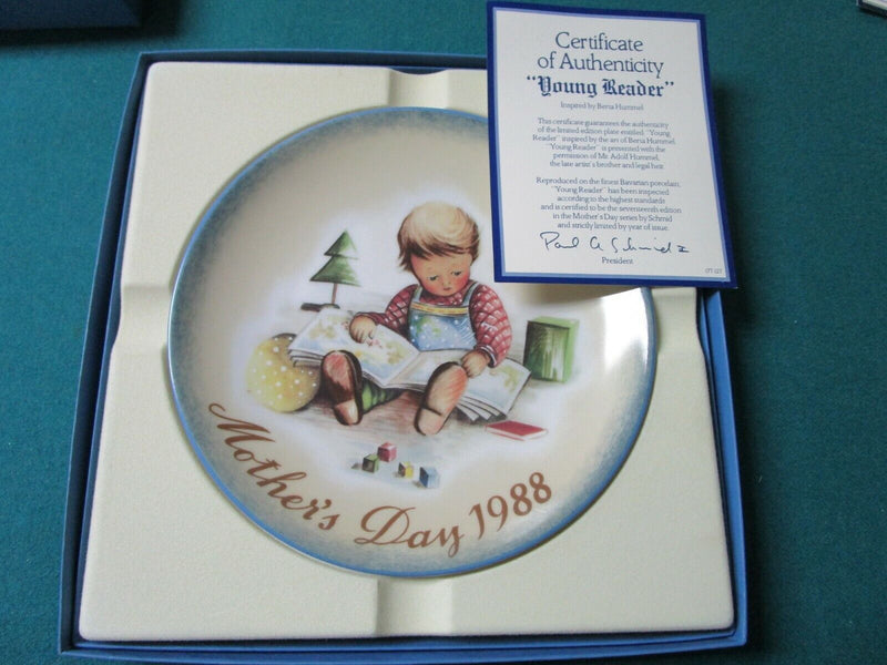 Goebel Bertha Hummel Mother’s Day Plates 1980/81/82/83/85/86/87/88/89 Newpick 1