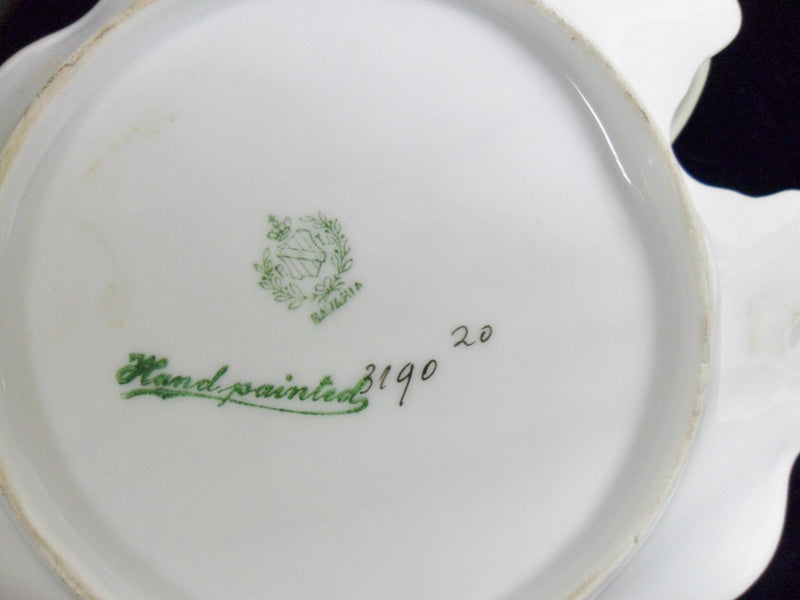 Vintage "Tirschenreuth PT Ceramic Porcelain Bavaria Germany leaf candy dish [60E