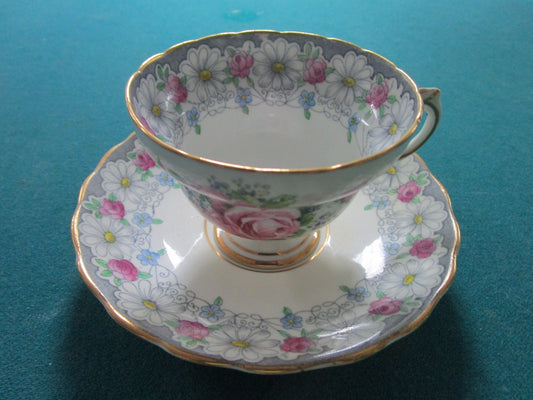 Rosina England  Floral Cup And Saucer Original [65]