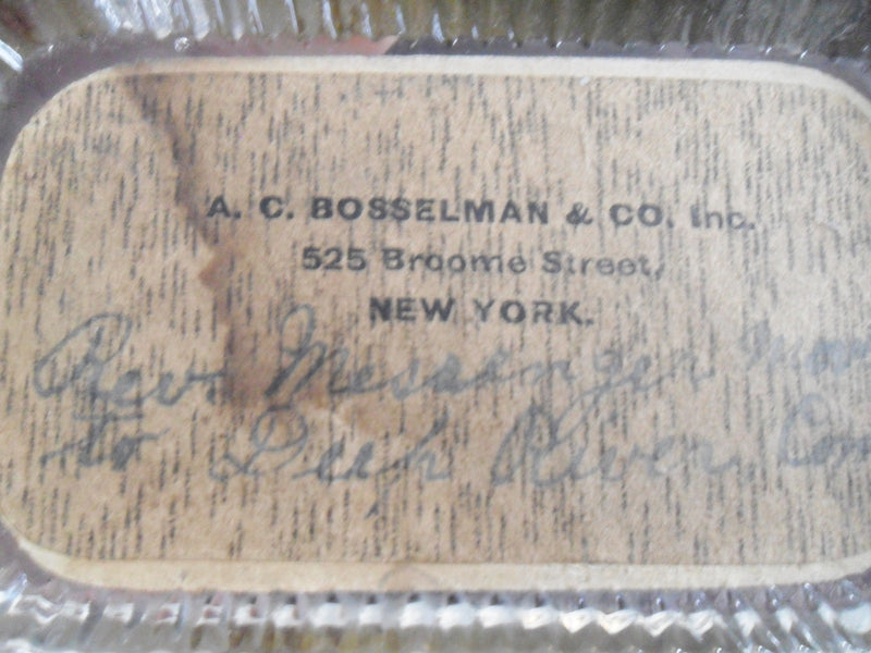 A.C.Bosselman & Co New York Victorian Glass Paperweight: Baptist Church PPWD