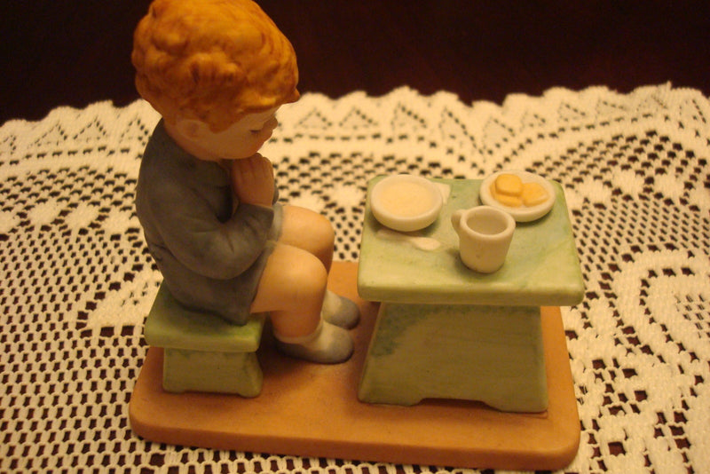 Bessie  Pease Gutmann Sculpture "Thank you God", 1985, AMERICAN HERITAGE