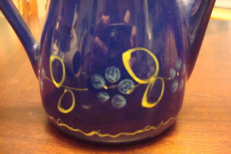 Waku Feuerfest Keramik, Germany, stove coffee/teapot to be left on stove [170i]