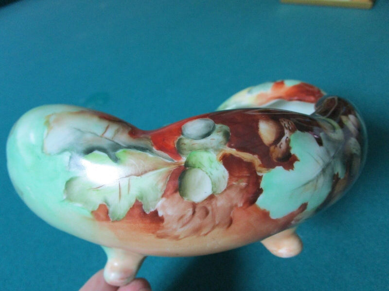 RS Floral Footed Bowl Centerpiece Floral [70J]