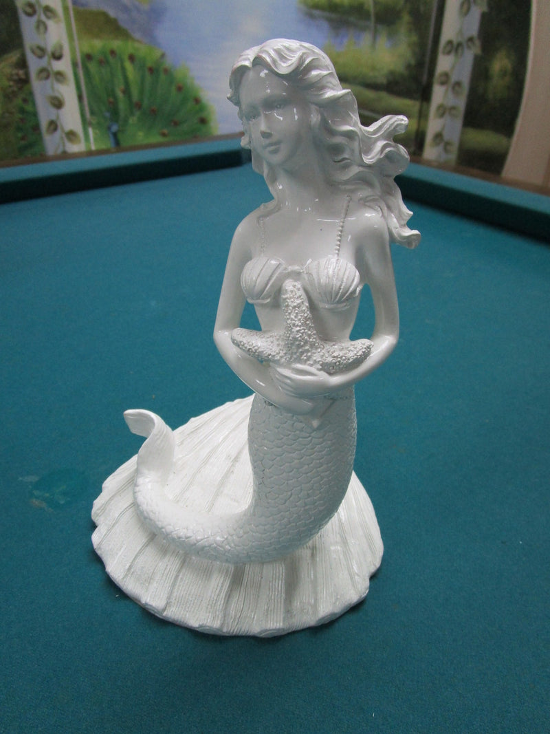 Mermaid sculpture figurine, gorgeous design 9 1/2" x 6"[*mermaid]