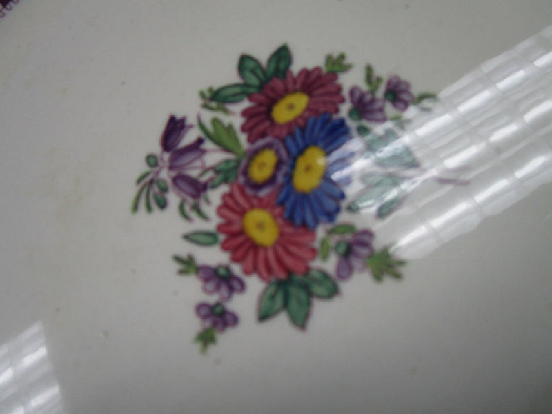 “Wedgwood” Etruria England 8 Sides 5 Plates 9" {*Rack]