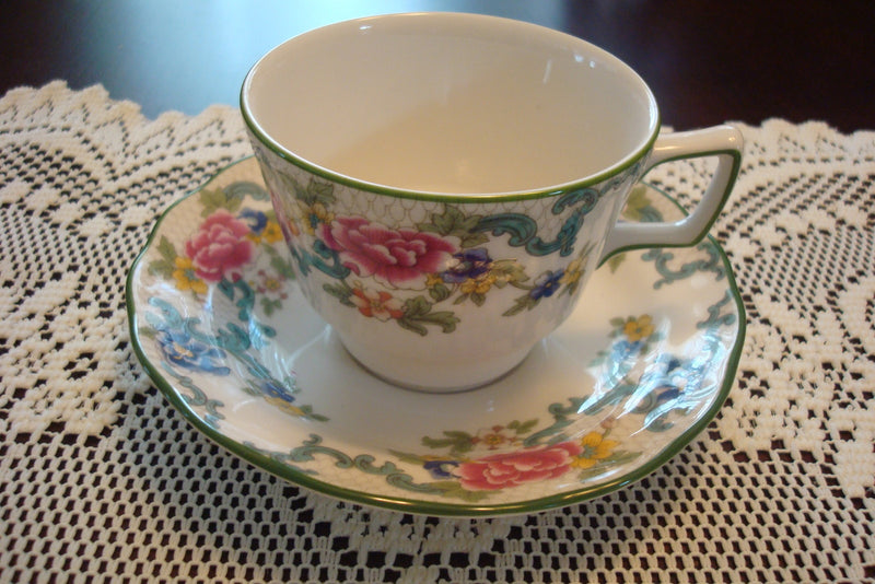 Royal Doulton England "Floradora" pattern cup and saucer, ORIG [83C]