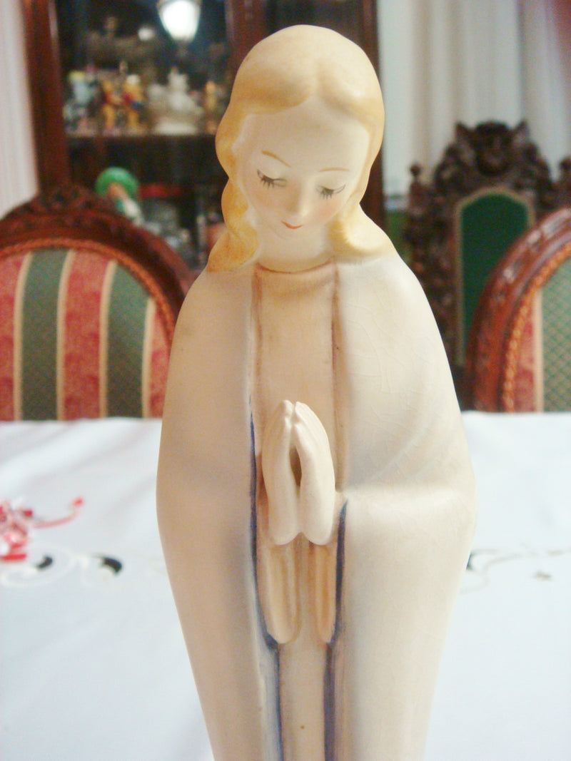 Madonna without Halo, TM2 1950s, 11" tall original