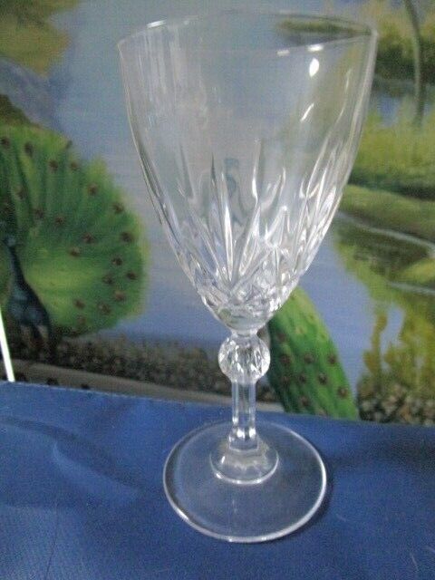 BOHEMIAN CRYSTAL CUT BALL STEM WINE WATER CHAMPAGNE GLASSES GLASSWARE PICK one