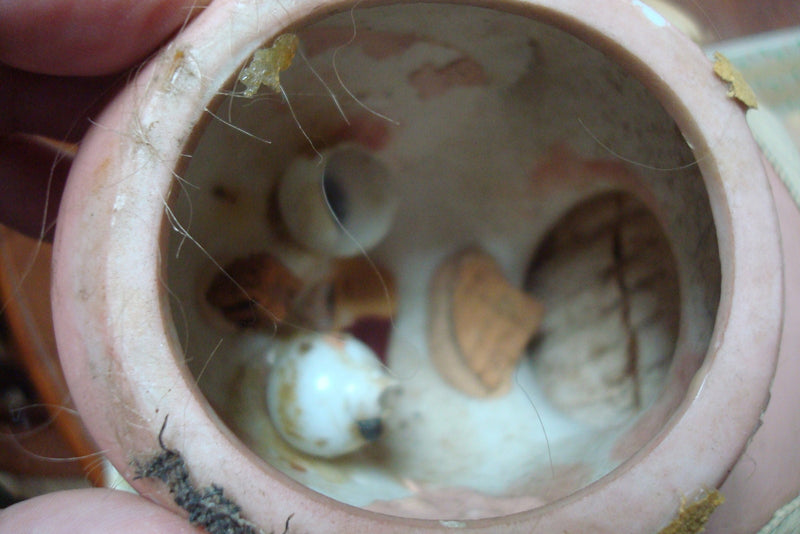 1950S K & R, Kämmer & Reinhardt, shoulder head compo, jointed, leather body, 23"