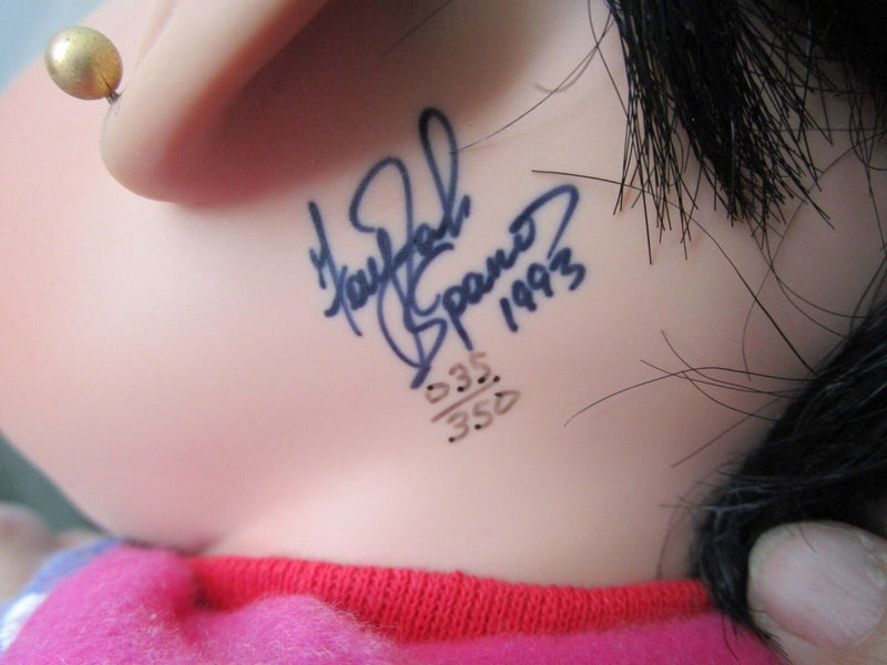 1990S FAYZAH SPANOS DOLL "Twinklee Deer" 25" SIGNED NIB CERTS 350 MADE