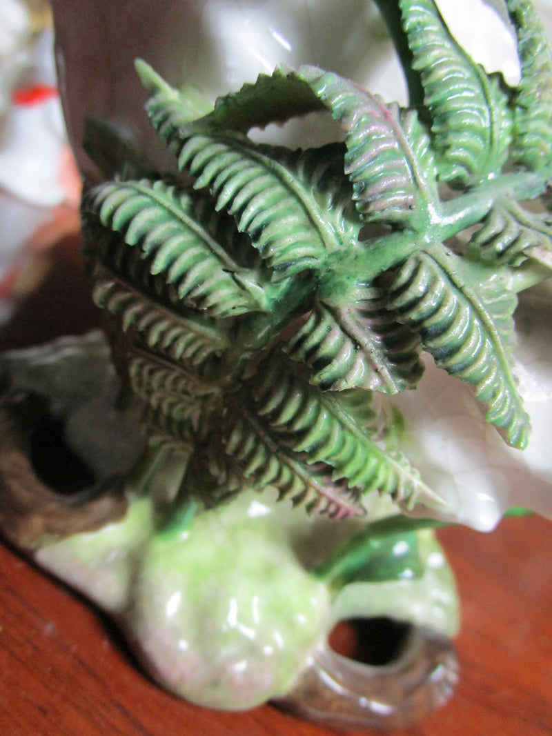 Heinz & Co Germany art deco basket flowers and leaves c1920s -aA