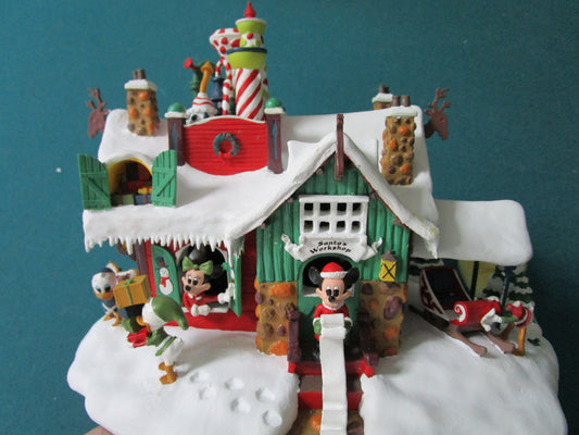 Winter Wonderland Santa’s Workshop by “Danbury Mint & Disney’’, Lighted Scape