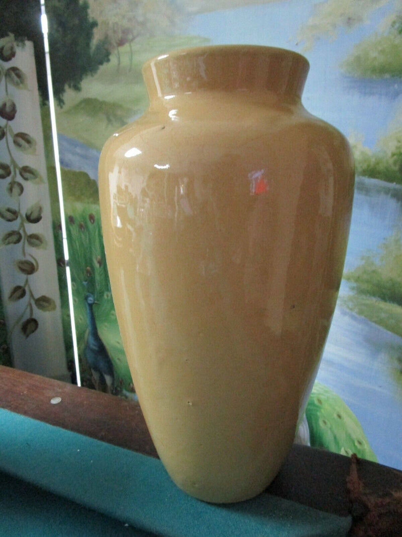"Zanesville" Stoneware YELLOW Floor Vase 37 Y- Maria Rubel Blue Globe Vase Pick1